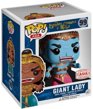 Figurine POP Giant Lady - Bleu clair