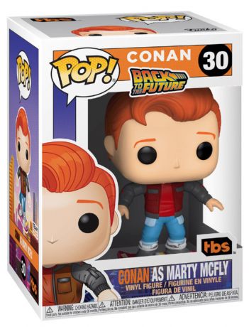 Conan O'Brien en Marty McFly