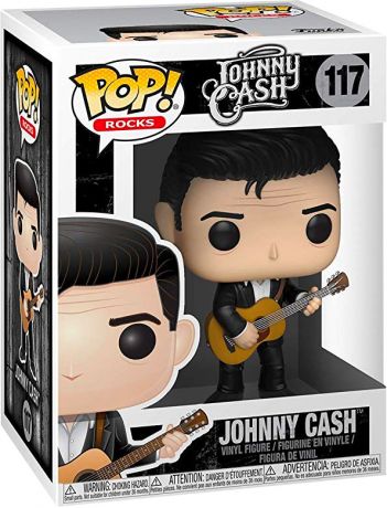 Johnny Cash joue de la guitare