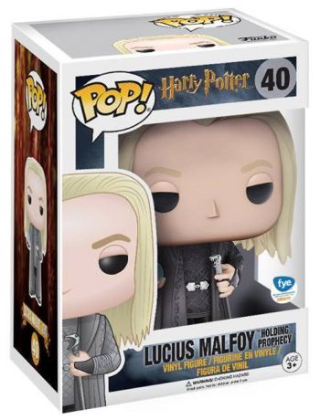 Lucius Malfoy tenant prophétie