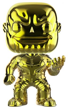 Figurine POP Thanos - Chromé Jaune