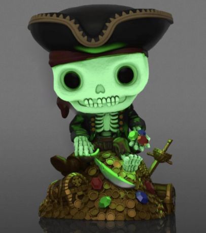 Figurine POP Squelette de trésor - Glow In The Dark