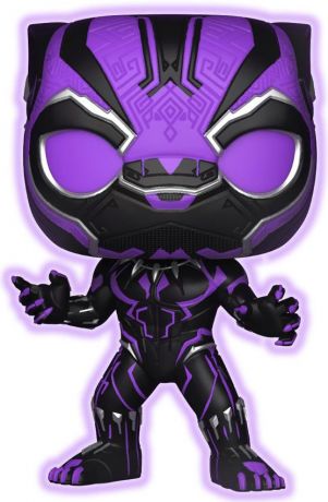 Figurine POP Black Panther Violet - Brille dans le noir