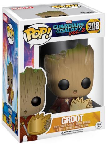 Figurine POP Groot avec une pièce