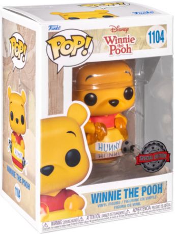 Winnie l'Ourson dans le pot de miel