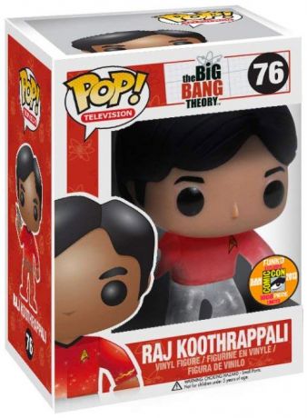 Figurine POP Raj Koothrappali - Star Trek Téléportation