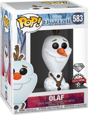 Figurine POP Olaf - Pailleté
