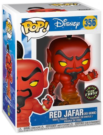 Figurine POP Jafar Rouge - En Génie - Brille dans le Noir [Chase]