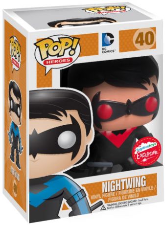 Nightwing avec Costume Rouge et Noir