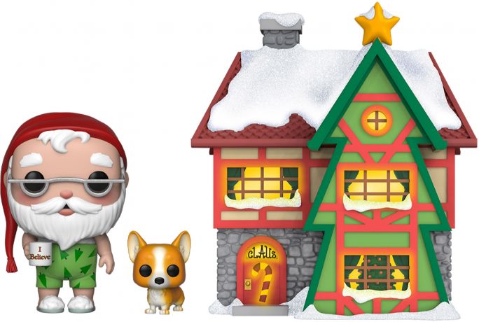 Figurine POP Père Noël & Noix de Muscade avec Maison