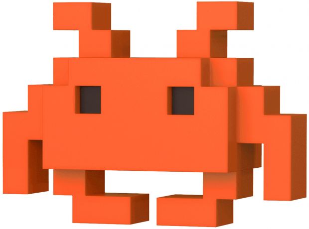 Figurine POP Medium Invader Orange - 8-bit
