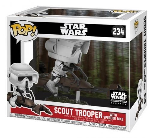 Figurine POP Scout Trooper avec Speeder 